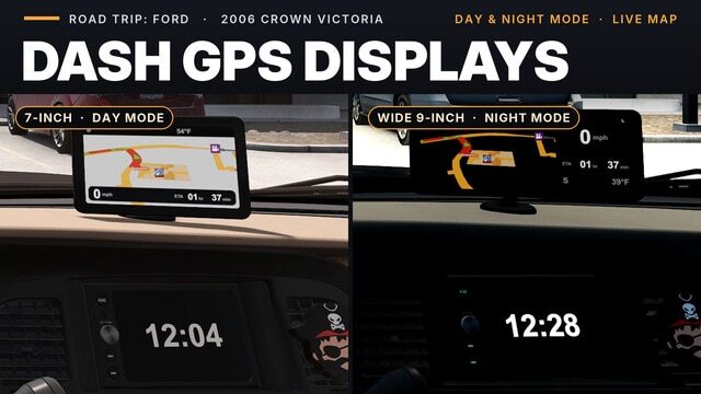 Dash GPS Displays – 2006 Crown Victoria (Road Trip: Ford)