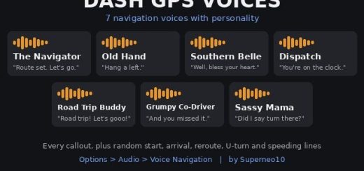 Dash GPS Voices