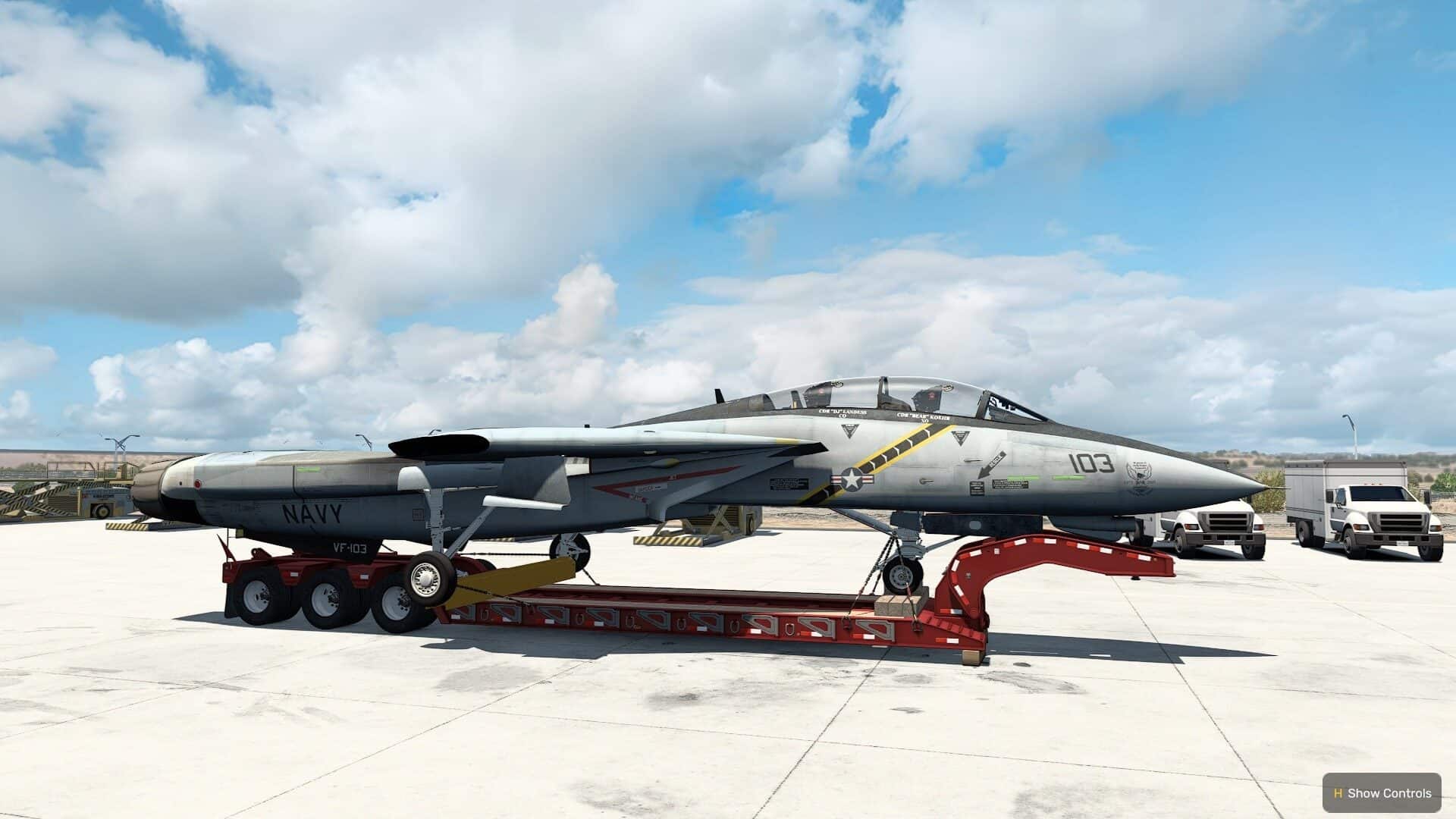F-14 Tomcat Lowboy Cargo v1.0