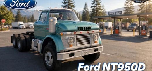 Ford NT950D Truck + Interior v1.2 (1.61.x)