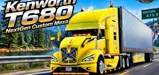 Kenworth T680 NextGen Custom Mexa v2.5 (1.61.x)