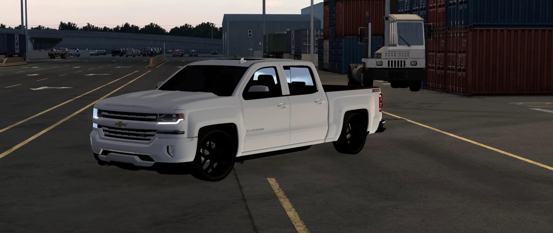 Lowered 18 chevy silverado (road trip dlc) v1.0