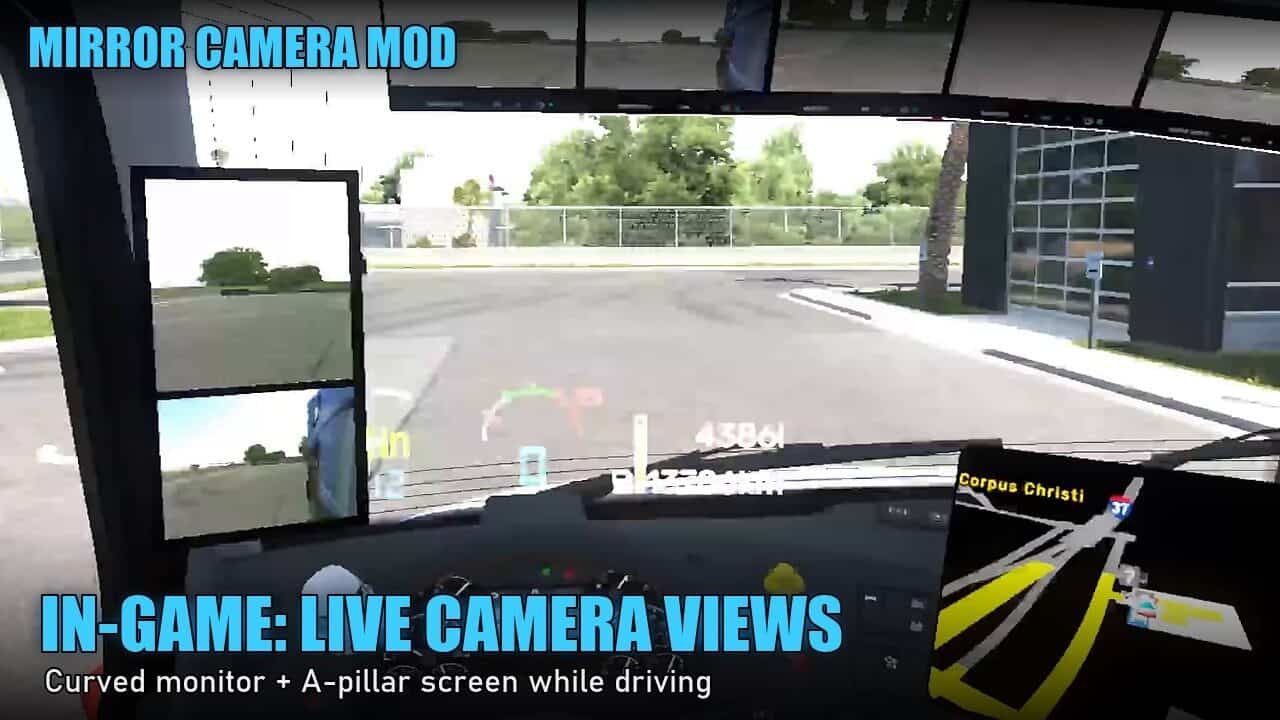 Mirror Camera Mod – All Trucks (MirrorCam, Rear & Front Cams)