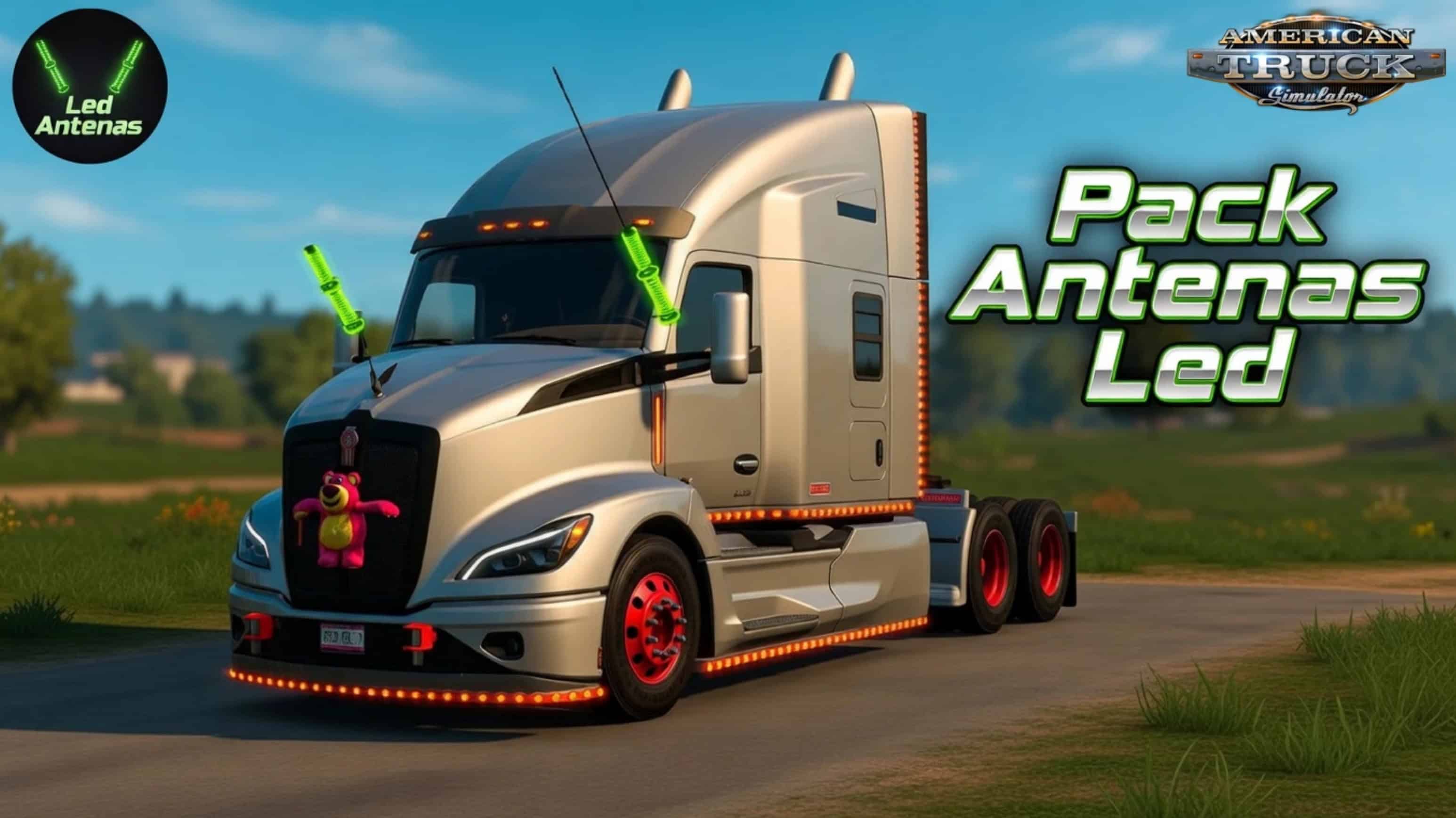 Backpack Rig Pack Antenas Led v1.1 (1.61.x) | American Truck Simulator Mod