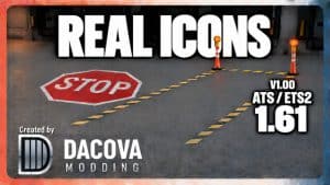 Real Icons — DACOVA MODDING | American Truck Simulator Mod
