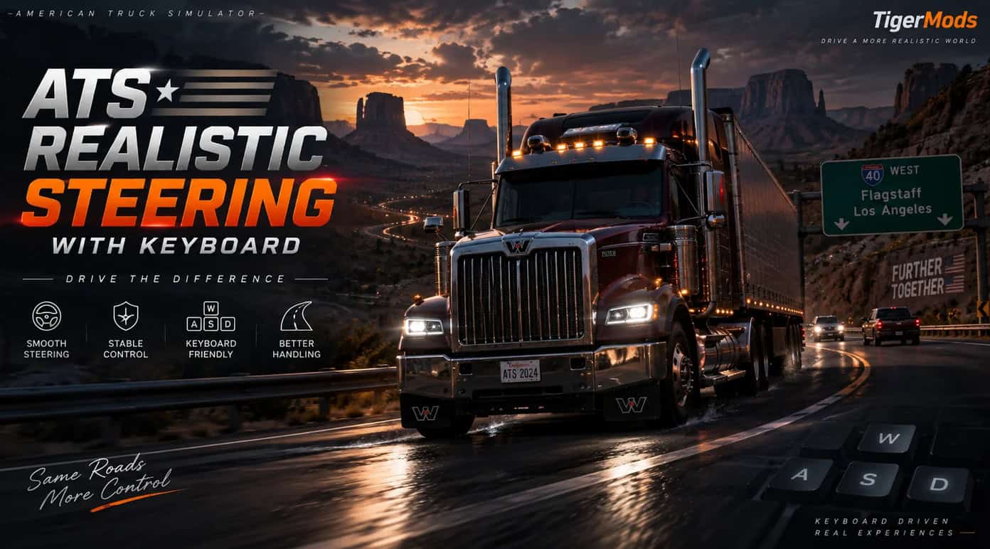 Realistic Steering with Keyboard – V3.1.23