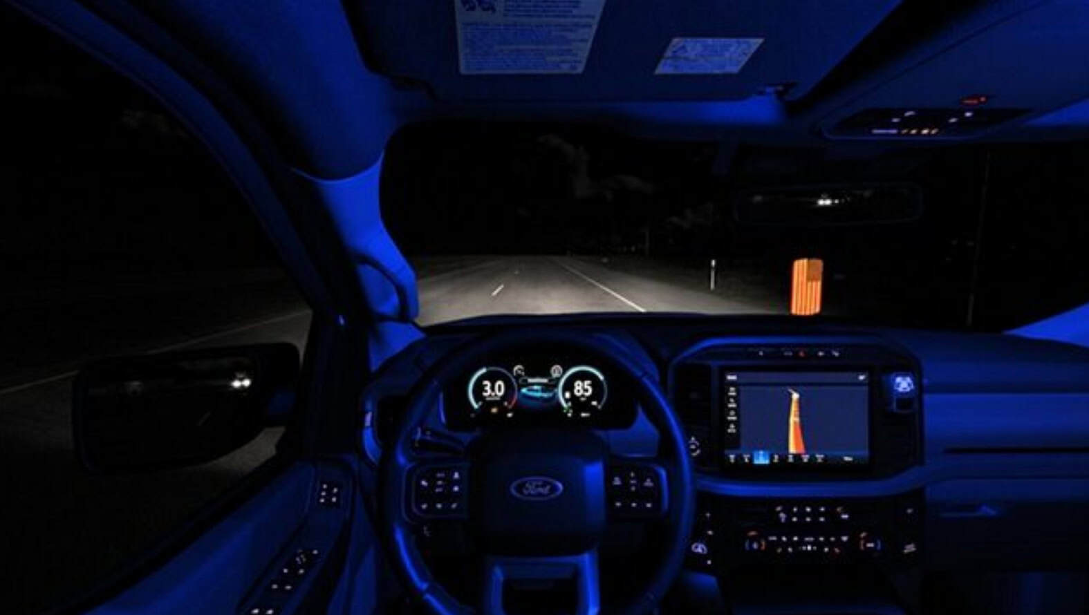 Road Trip Ford Blue Cabin Light
