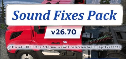 Sound Fixes Pack v26.70