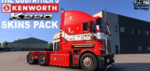The Godfather’s Kenworth K220 Skins Pack v1.0