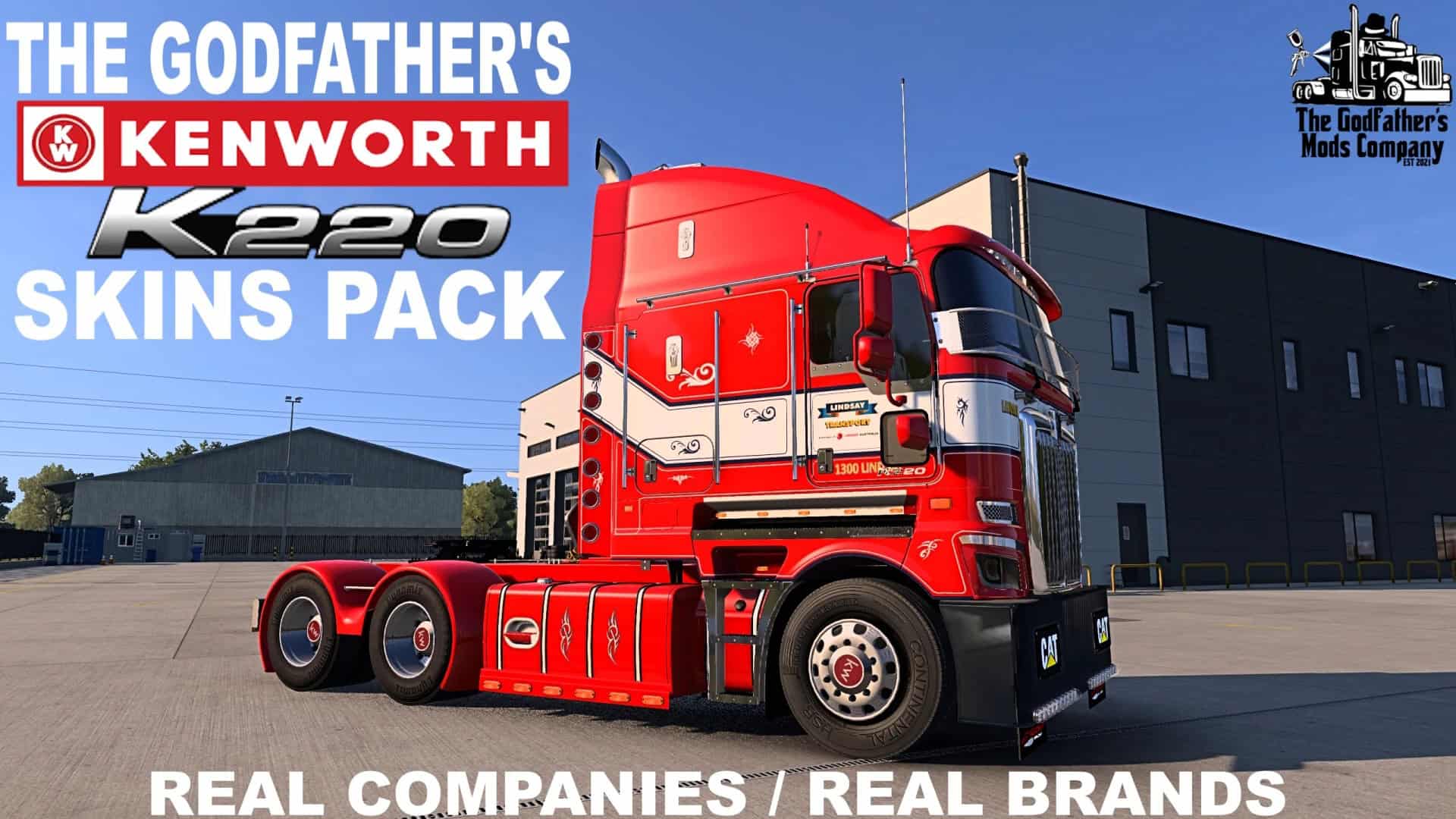 The Godfather’s Kenworth K220 Skins Pack v1.0