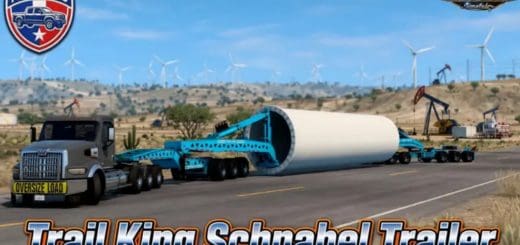 Trail King Schnabel Trailer v1.5 By Pinga (1.61.x)