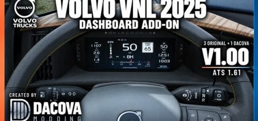 Volvo VNL 2025 Dashboard Add-on 1.0