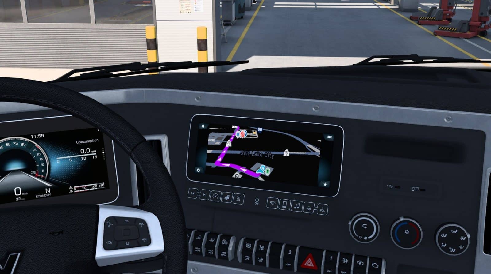 Waze colors for ATS Map Mods [Purple] | American Truck Simulator Mod